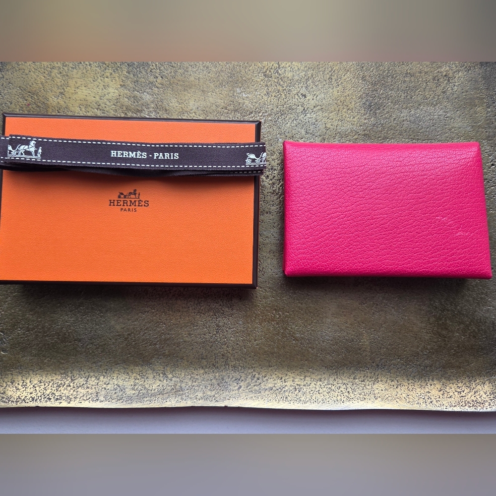 Hermès Calvi Duo compact cardholder